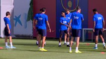 El Barça vuelve al trabajo tras la derrota en Los Cármenes