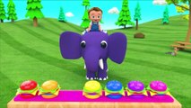 Colors for Children to Learn with Cartoon Dolphins Color Water 3D Kids Toddler Babies Learn Colors