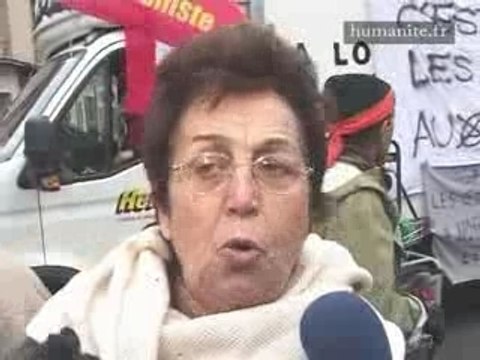 Manifestation à Versailles du 4 février 2008