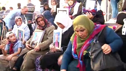 HDP önünde eylem yapan aile sayısı 20'nci günde 45’e yükseldi