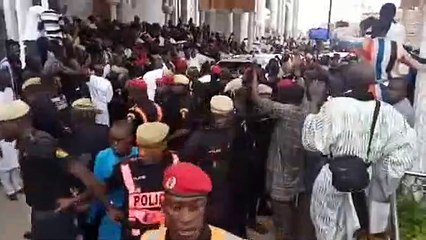 L'arrivée  khalife général des Mourides à Dakar