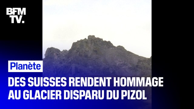 Une marche funèbre a été organisée en Suisse pour rendre hommage au glacier du Pizol, presque entièrement fondu