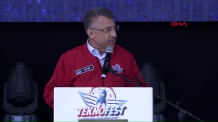Fuat oktay "teknofest istanbul"un kapanış töreninde konuştu