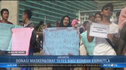 Pekerja Media Galang Bantuan untuk Korban Karhutla
