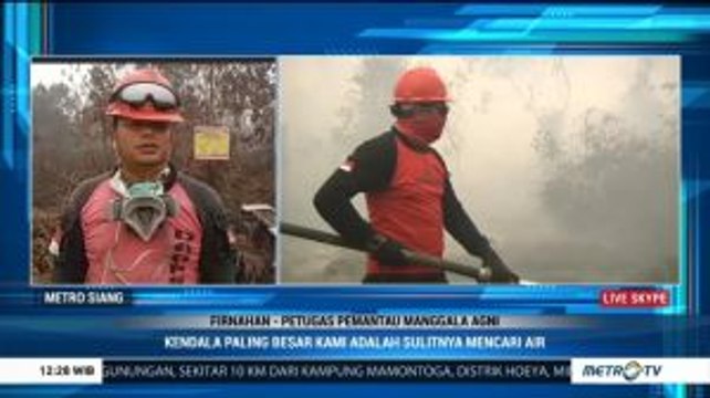 Suka Duka Pemadam Kebakaran Hutan dan Lahan di Pekanbaru