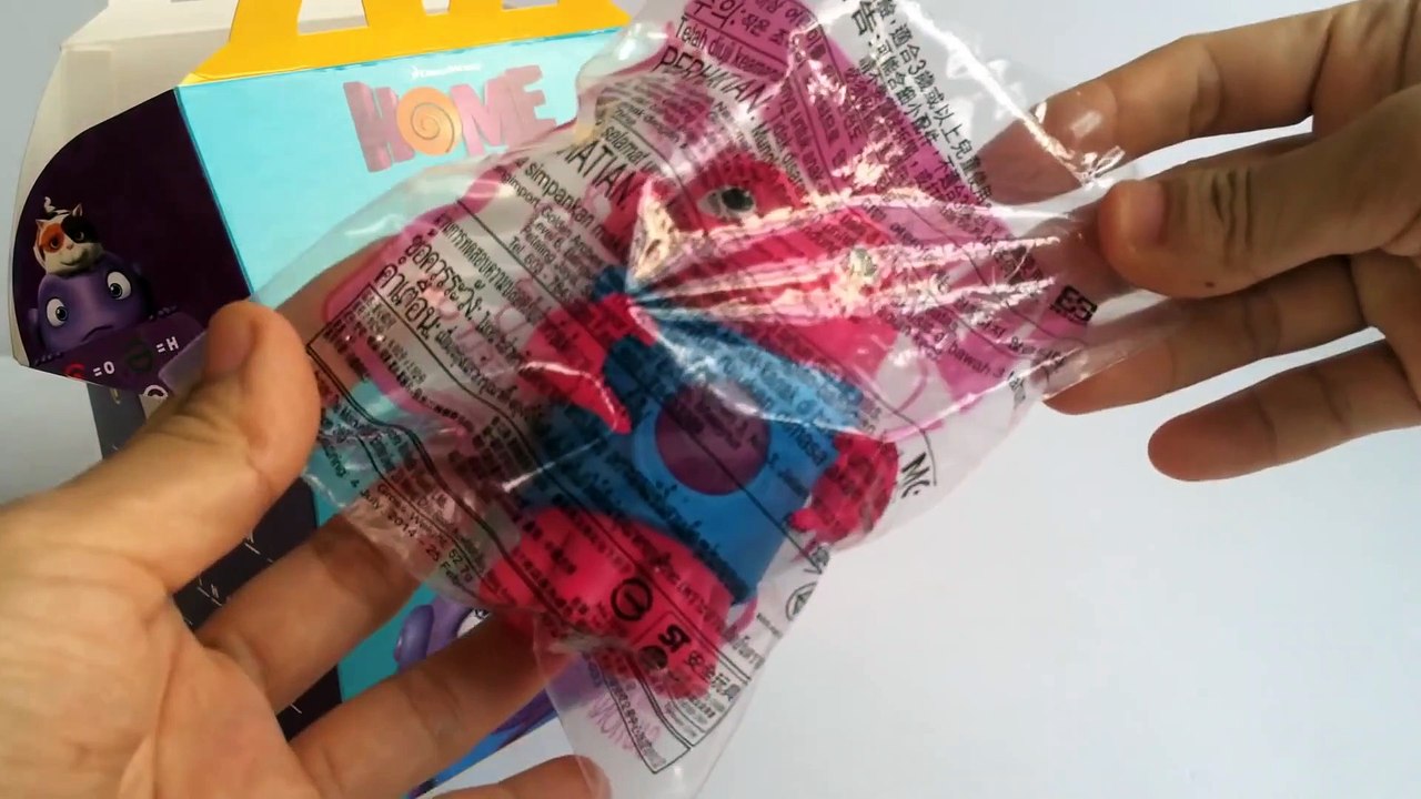 Dreamworks Home Movie Heartfelt Oh McDonalds Happy Meal Toy - Unboxing Demo Review