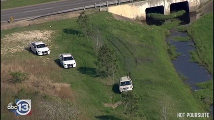 Course Poursuite a Houston - High Speed Police Chase in Houston