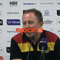 Sergen Yalçın: "Hakemden çok sızlanacak bir durum yok