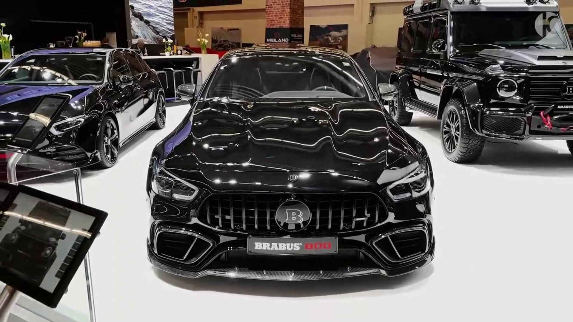 Brabus 800 Mercedes Amg Gt 63 S Interior And Exterior Details Video Dailymotion