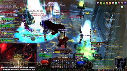 SANE WOW(와우) 불타는성전 세덱 영던 플레이영상