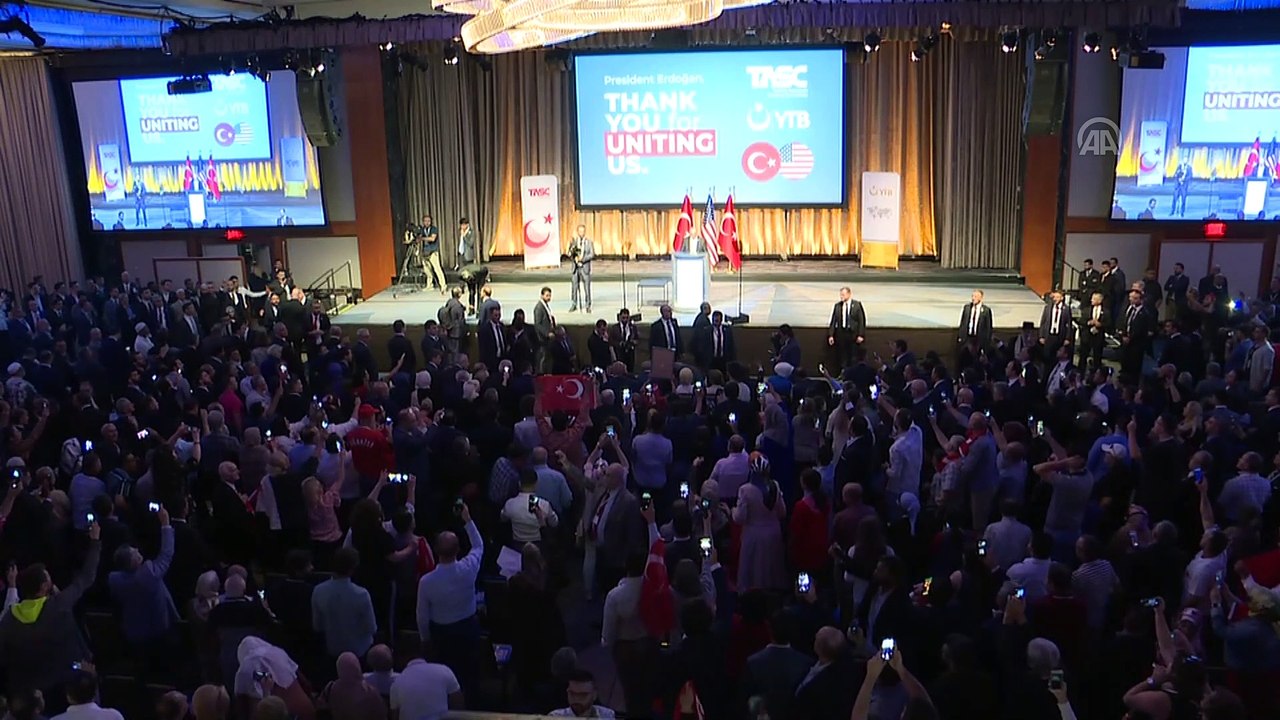 Cumhurbaşkanı Erdoğan, ABD'deki Türk, soydaş ve Müslüman toplumuyla buluştu - NEW YORK
