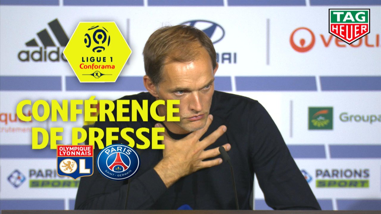 Conférence de presse Olympique Lyonnais - Paris Saint-Germain (0-1) :   SYLVINHO (OL) - Thomas TUCHEL (PARIS) / 2019-20