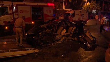 Antalya'da zincirleme trafik kazası: 2 ölü, 6 yaralı