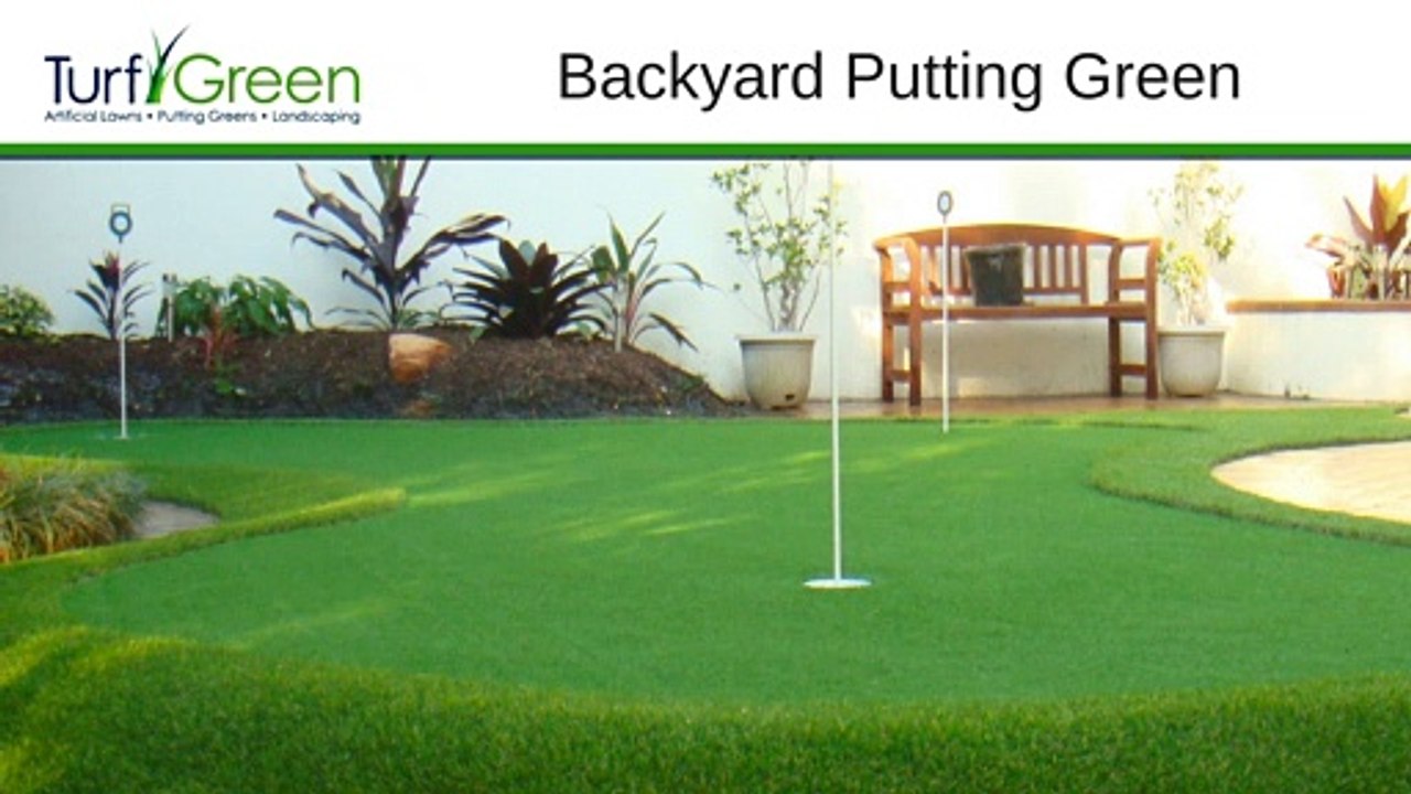 Backyard Putting Green - Artificial Grass - Brisbane