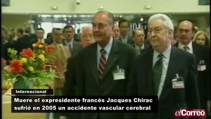 Muere el expresidente francés Jacques Chirac