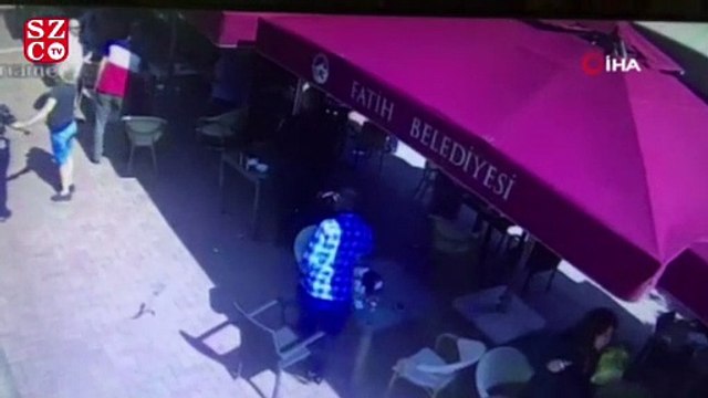 Deprem anında yaşanan panik kamerada