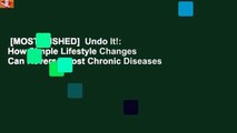 [MOST WISHED]  Undo It!: How Simple Lifestyle Changes Can Reverse Most Chronic Diseases