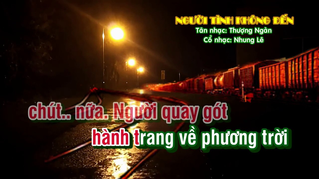 NGƯỜI TÌNH KHÔNG ĐẾN - Tân Cổ dây Đào Nhạc- Thượng Ngàn - Vọng cổ- Nhung Lê