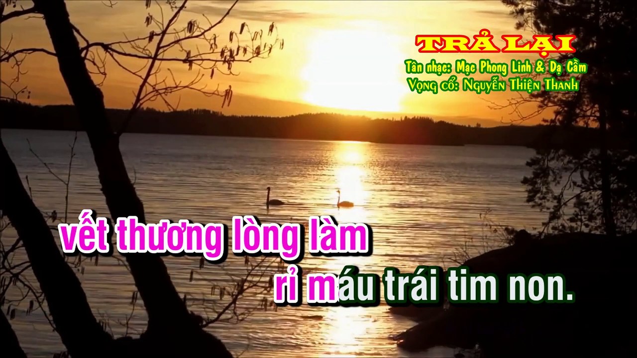 TRẢ LẠI Tân Cổ Song Ca - Nhạc- Dạ Cầm Mạc Phong Linh - Lời cổ- Nguyễn Thiện Thanh