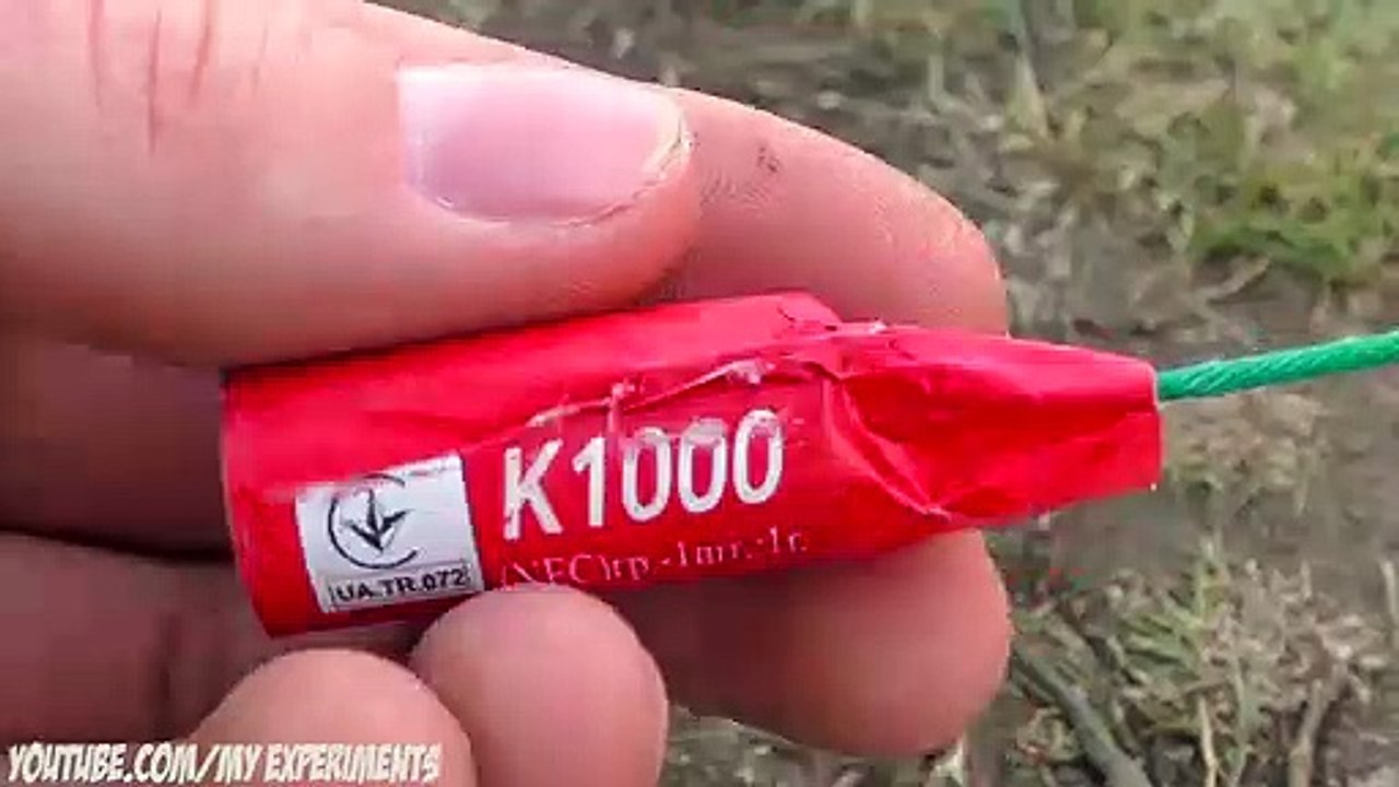 Firecrackers power test