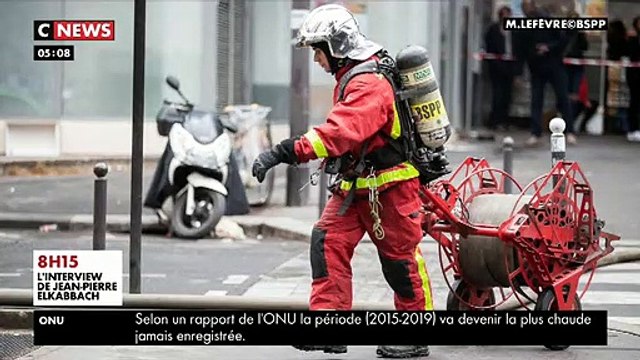 Paris : Trois blessés dont un grave dans l’incendie d’une maison de retraite, hier soir, à Belleville - 80 pompiers avec 20 engins ont été mobilisés