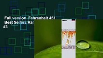 Full version  Fahrenheit 451  Best Sellers Rank : #3