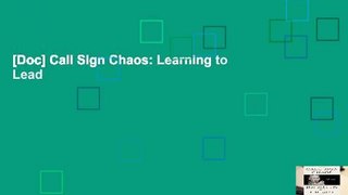 [Doc] Call Sign Chaos: Learning to Lead
