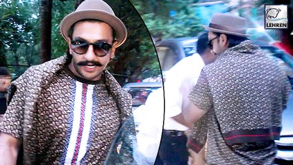 Download Video: Ranveer Singh AVOIDS Papzz, Fears Traffic Jam