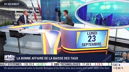 La bonne affaire de la baisse des taux, Denis Ferrand - 23/09