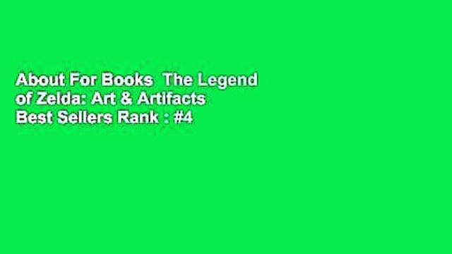 About For Books The Legend of Zelda: Art & Artifacts Best Sellers Rank : #4