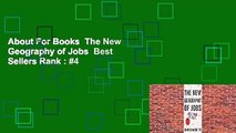 About For Books  The New Geography of Jobs  Best Sellers Rank : #4