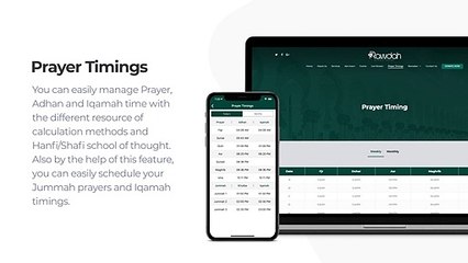 Rawdah - The prime solution for Islamic Centers