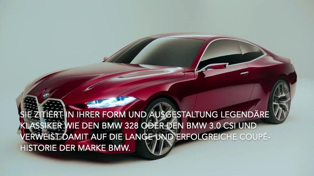 Das BMW Concept 4 - das neue Gesicht der 4er-Reihe