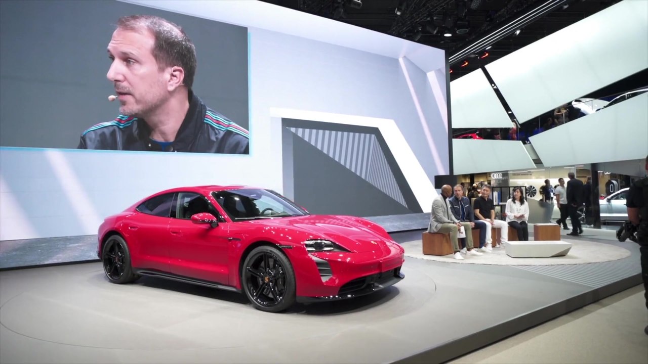Neues Porsche Standkonzept auf der IAA 2019