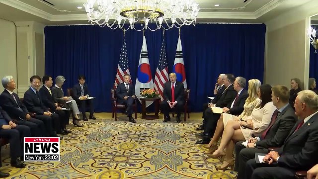 President Moon aims to speed up denuclearization, boost alliance with U.S. while in New York