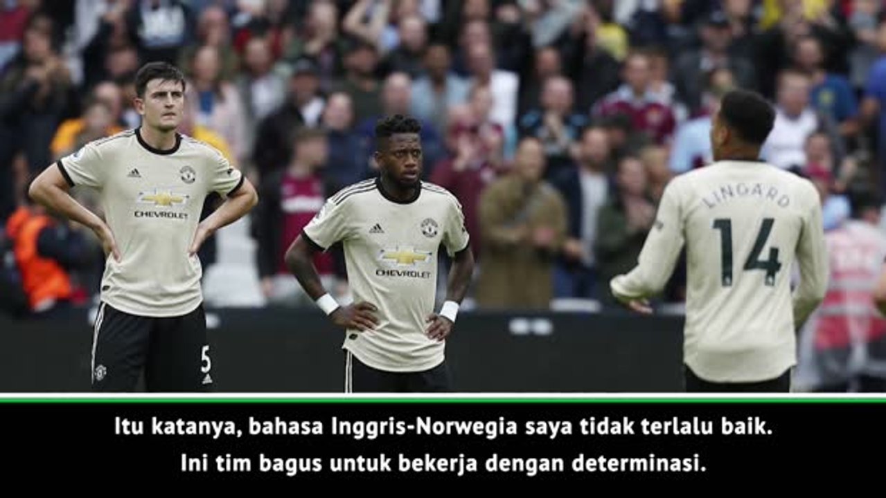 Solskjaer percaya United punya sikap yang tepat disamping kekalahan atas West Ham