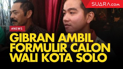 Gibran Rakabuming Ambil Formulir Calon Wali Kota Solo