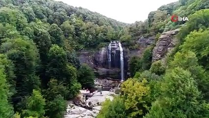Bursa’nın şelalelerinde güz bereketi