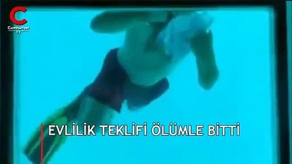 Dünya bu anı konuşuyor Evlilik teklifinde korkunç son