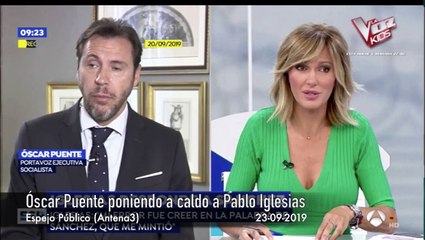 El mejor perro de presa de Sánchez se lanza desbocado contra Iglesias en TV