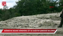 Bizans dönemine ait su dağıtım şebekesi bulundu