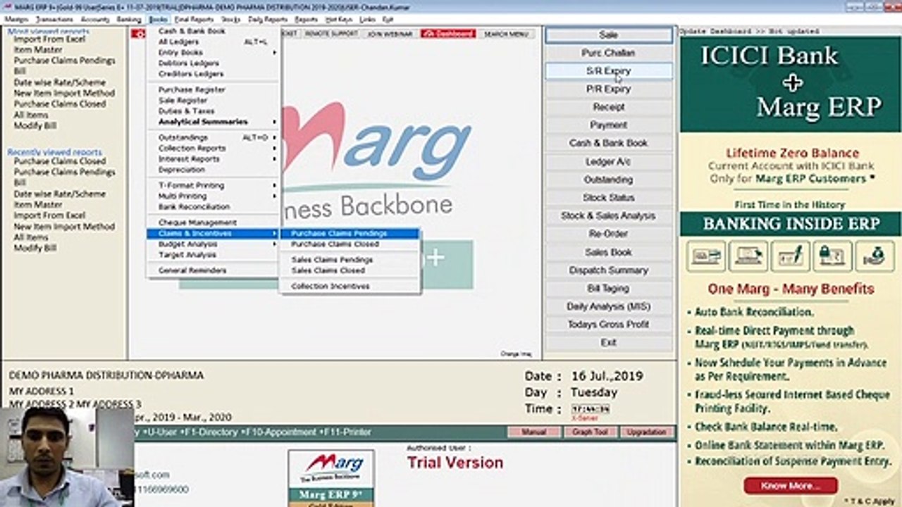 Marg Live Session- Purchase & Sale Claim