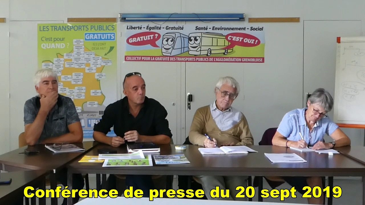 Conférence de Presse du 20 septembre 2019