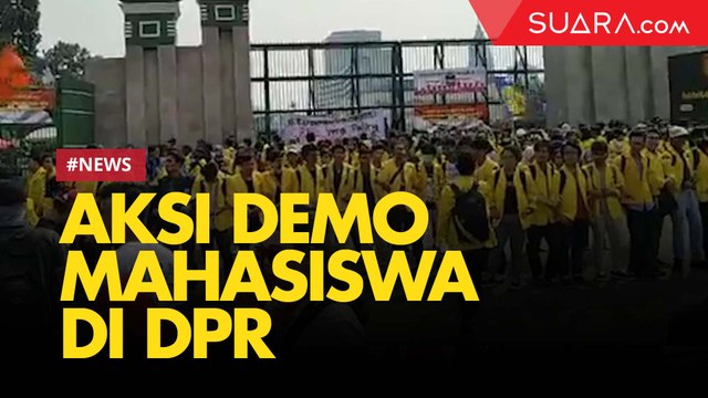 LIVE REPORT: Demo Aksi Mahasiswa di Gedung DPR
