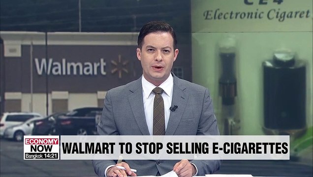 Walmart stops selling e-cigarettes; S. Korea warns against vaping