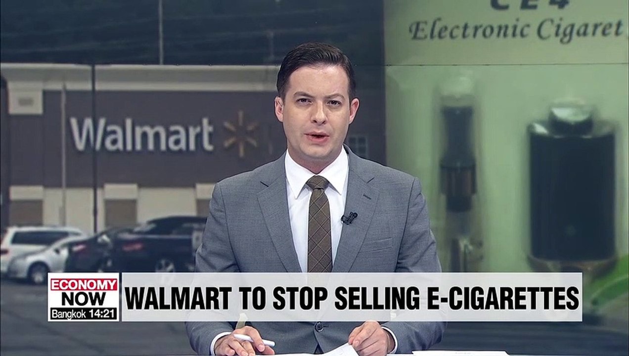 Walmart stops selling e-cigarettes; S. Korea warns against vaping