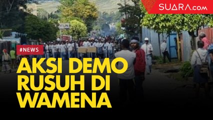 Demo Rusuh di Wamena Didominasi Anak SMA, Sejumlah Bangunan Rusak dan Dibakar