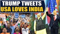 Trump tweets gratitude for love received at Howdy Modi event | OneIndia News