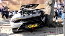 Le crash d une lamborghini huracán à 320km/h