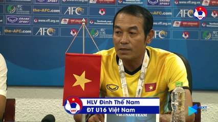 HLV Đinh Thế Nam nói gì sau khi suýt làm nên lịch sử trước U16 Australia? | VFF Channel
